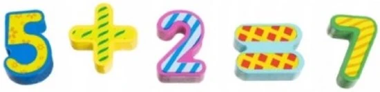 Iso Trade Montessori Educatief Houten 4-in-1 Alfabet Puzzel (Hoofdletters) + Getallen Rekenpuzzel + Vormenpuzzel + Kleuren Tellen En Stapelen Montessori Toys Leer Letters, Cijfers, Vorm + Kleuren - Afbeelding 2