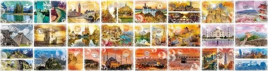 Grafika Reis Rond De Wereld (legpuzzel, 48000 Stukjes, 768 X 204 Cm) - Afbeelding 2