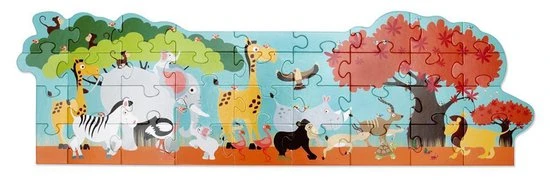 Scratch - Vloerpuzzel - Safari - 36 Stuks - 3+ - Afbeelding 3