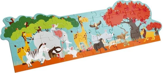 Scratch - Vloerpuzzel - Safari - 36 Stuks - 3+ - Afbeelding 4