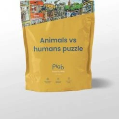 Puzzle In A Bag - Animals Vs Humans - Puzzel 1000 Stukjes