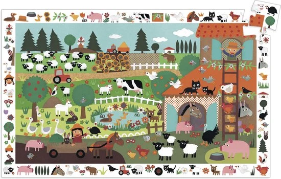 Djeco Blij Op De Boerderij - 35 Stukjes - Afbeelding 2