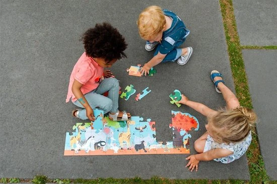 Scratch - Vloerpuzzel - Safari - 36 Stuks - 3+ - Afbeelding 7