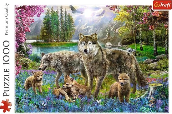 Trefl Wolvenfamilie Puzzel - 1000 Stukjes - Afbeelding 4
