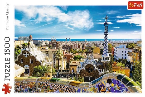 Trefl Park Guell Barcelona Puzzel - 1500 Stukjes - Afbeelding 3