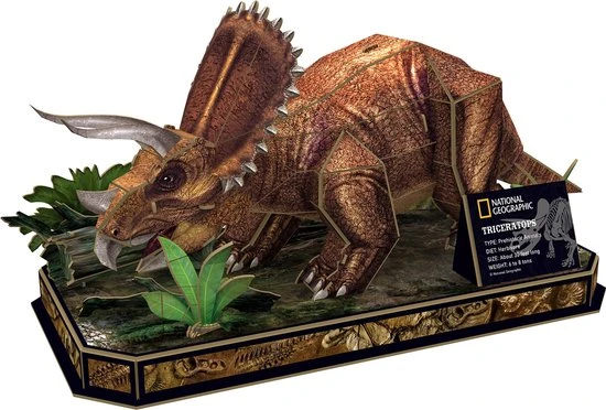 Van Der Meulen 3d Puzzel Triceratops - Afbeelding 3