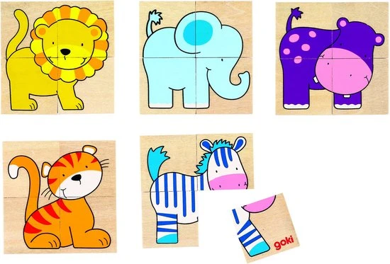 Goki Karemo And Memo Game, Wild Animals