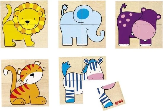 Goki Karemo And Memo Game, Wild Animals - Afbeelding 9
