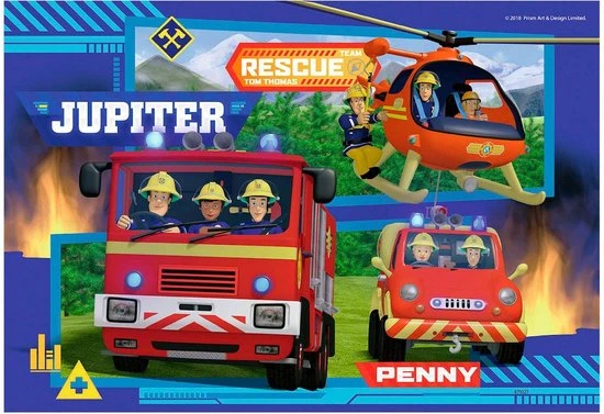 Ravensburger Puzzel Waterloop Met Brandweerman Sam - 2x24 Stukjes - Kinderpuzzel - Afbeelding 7