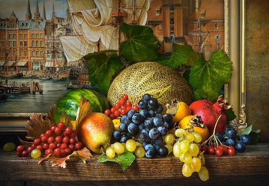 Castorland Legpuzzel Still Life With Fruits - 1500 Stukjes - Afbeelding 2