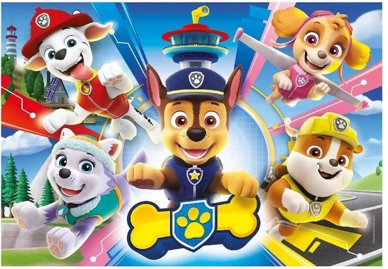 Clementoni Legpuzzel - Supercolor Puzzel Collectie - Paw Patrol - 104 Stukjes, Puzzels Kinderen