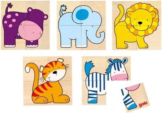 Goki Karemo And Memo Game, Wild Animals - Afbeelding 11
