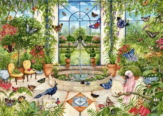 Jumbo Falcon Puzzel Butterfly Conservatory - Legpuzzel - 1000 Stukjes - Afbeelding 9
