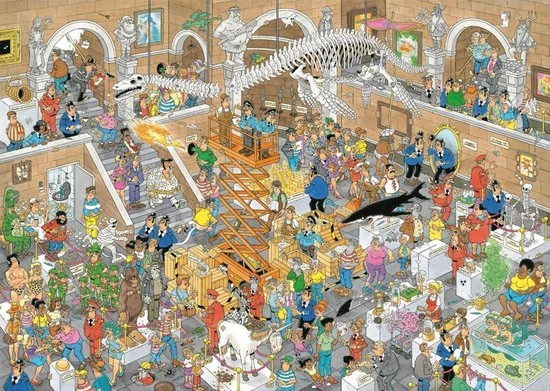 Jan Van Haasteren Een Dagje Naar Het Museum - 2 X 1000 Stukjes - Afbeelding 11