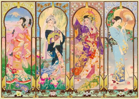 Ravensburger Puzzel De Vier Seizoenen Japan - Legpuzzel - 1000 Stukjes - Afbeelding 4