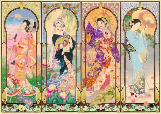 Ravensburger Puzzel De Vier Seizoenen Japan - Legpuzzel - 1000 Stukjes - Afbeelding 5