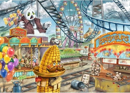 Ravensburger Escape Puzzel Kids Amusement Park - 368 Stukjes - Afbeelding 3