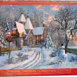Eurographics Puzzel Christmas Cottage - Dominic Davison - 1000 Stukjes
