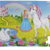 Unicorn Vloerpuzzel 62 X 46 Cm Karton 35 Stukjes