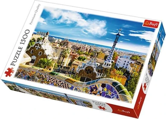 Trefl Park Guell Barcelona Puzzel - 1500 Stukjes - Afbeelding 4