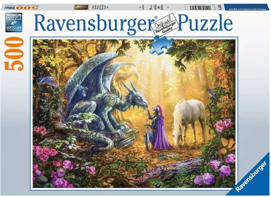 Ravensburger Puzzel 500 Stukjes Drakenfluisteraar - Afbeelding 5