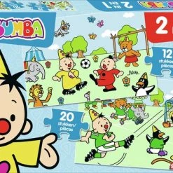 Bumba 2 In 1 Puzzel - Voetbal - 12 En 20 Stukken