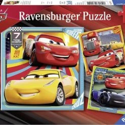 Ravensburger Puzzel Cars 3 Legendes Van De Baan - 3x49 Stukjes - Kinderpuzzel