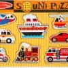 Melissa & Doug Houten Puzzel Met Geluid Voertuigen
