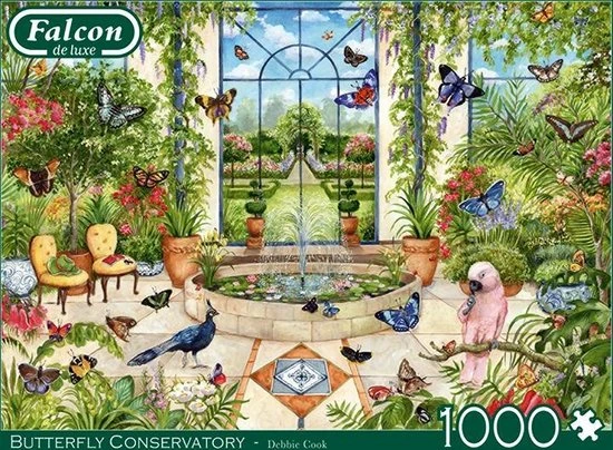 Jumbo Falcon Puzzel Butterfly Conservatory - Legpuzzel - 1000 Stukjes - Afbeelding 5