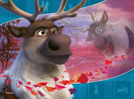 Ravensburger Disney Frozen 2 4in1box Puzzel - 12+16+20+24 Stukjes - Kinderpuzzel - Afbeelding 4