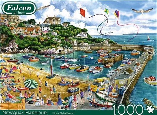 Falcon Puzzel Newquay Harbour - Legpuzzel - 1000 Stukjes - Afbeelding 8