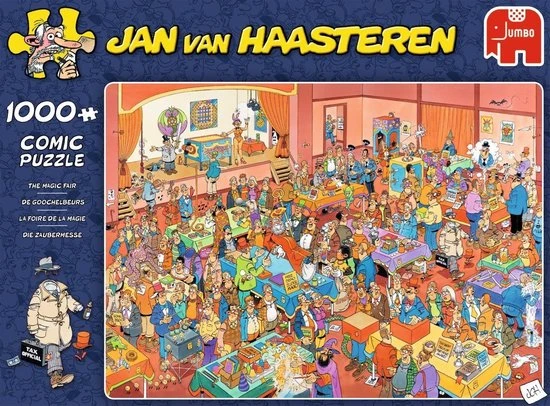Jan Van Haasteren De Goochelbeurs Puzzel - 1000 Stukjes - Afbeelding 4