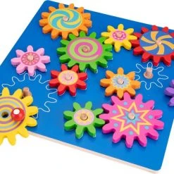 New Classic Toys - Puzzel Met Roterende Tandwielen