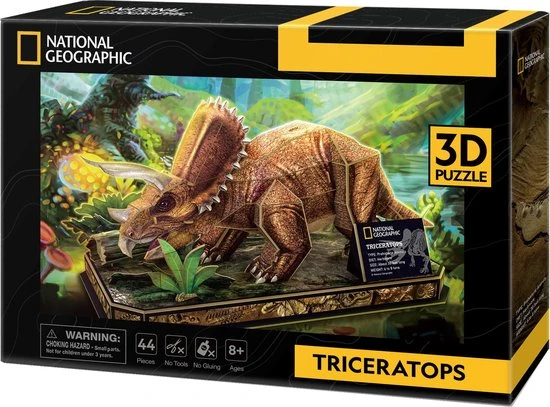 Van Der Meulen 3d Puzzel Triceratops - Afbeelding 2