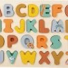 Small Foot Company Small Foot Vormenpuzzel Alfabet Safari 22 X 29 Cm Hout 26-delig - Abc Puzzel - Letters Leren Herkennen