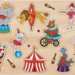 Engelhart Vormenpuzzel Circus Junior 22,5 X 30 Cm Hout 10-delig