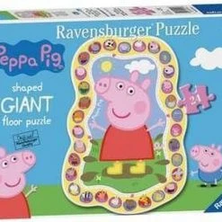 Ravensburger - Peppa Pig - Vloerpuzzel - Legpuzzel - 24 Stukje - 69x49cm.