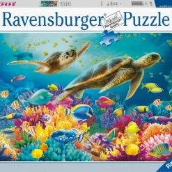 Ravensburger Puzzel Blauwe Onderwaterwereld - Legpuzzel - 1000 Stukjes