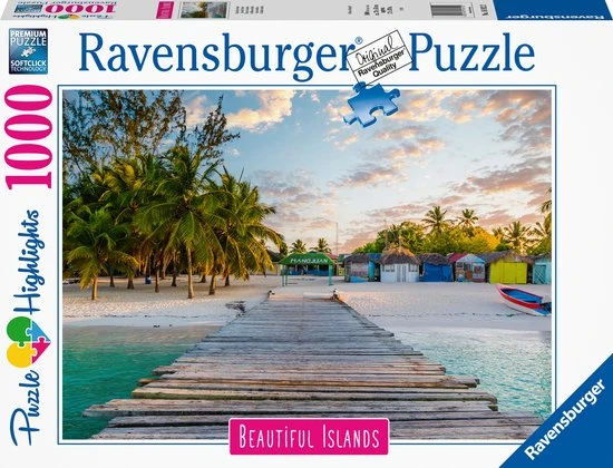 Ravensburger Puzzel Caribisch Eiland - Legpuzzel - 1000 Stukjes