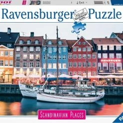 Ravensburger Puzzel Scandinavian Places Kopenhagen, Denemarken - Legpuzzel - 1000 Stukjes