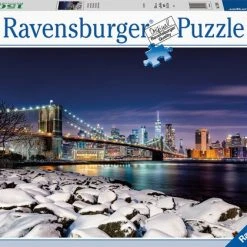Ravensburger Puzzel Winter In New York - Legpuzzel - 1500 Stukjes