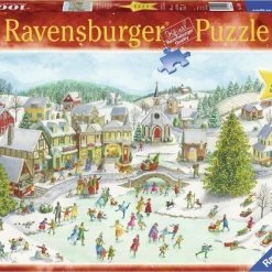 Ravensburger Puzzel Speelse Kerstdag - Legpuzzel - 1000 Stukjes