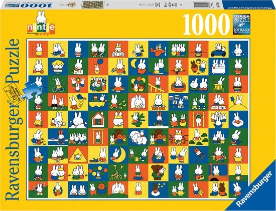Ravensburger Puzzel 99 Nijntjes - Legpuzzel - 1000 Stukjes