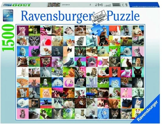 Ravensburger Puzzel 99 Katten - 1500 Stukjes - Afbeelding 6