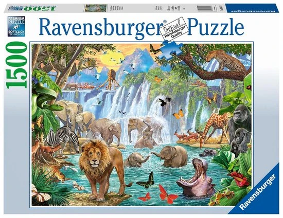 Ravensburger Puzzel Waterval In De Jungle - Legpuzzel - 1500 Stukjes