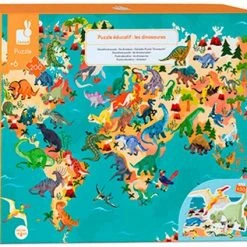 Janod Educatieve Puzzel - Dinos