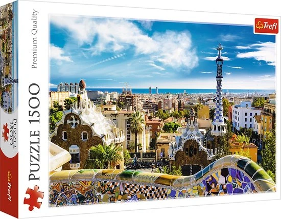 Trefl Park Guell Barcelona Puzzel - 1500 Stukjes