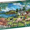 Falcon Puzzel Highland Farm - Legpuzzel - 500 Stukjes