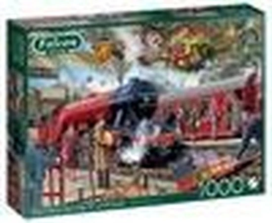 Falcon Puzzel Waiting On The Platform - Legpuzzel - 1000 Stukjes - Afbeelding 11