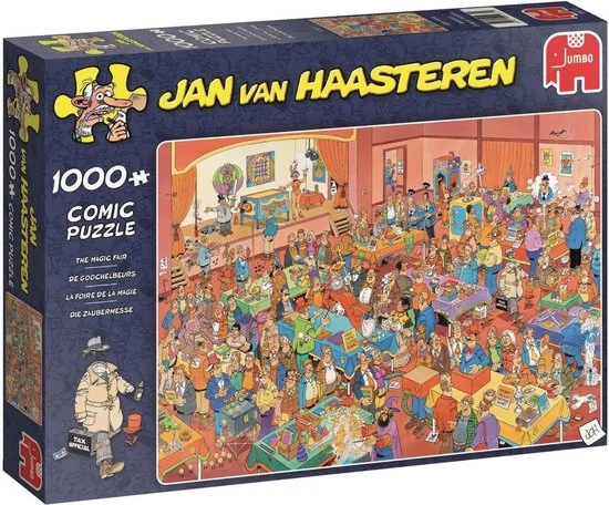 Jan Van Haasteren De Goochelbeurs Puzzel - 1000 Stukjes - Afbeelding 3